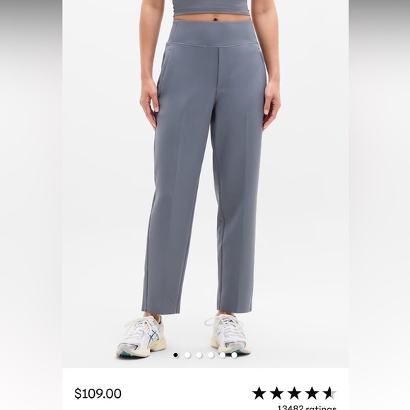 Athleta Pants - Athleta Women's Slate Gray Straight Leg Pants